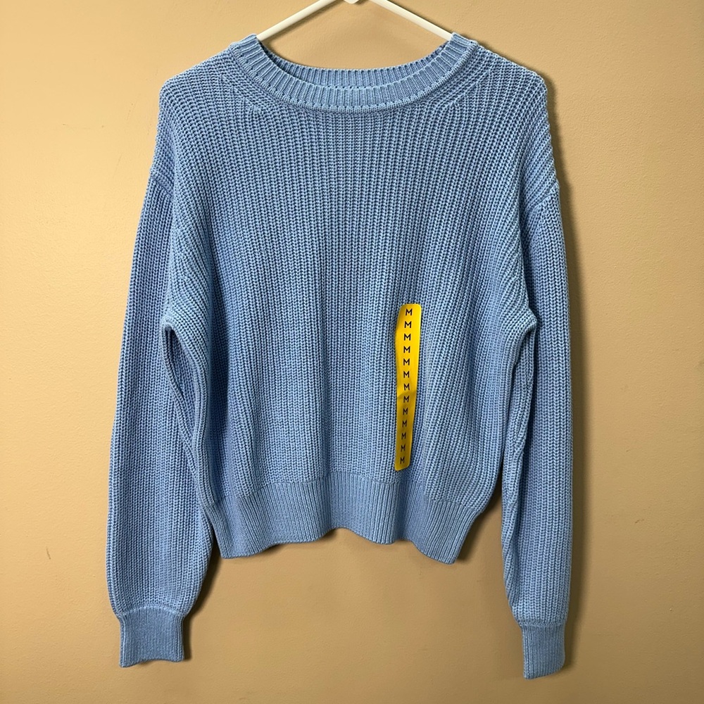 GAP Light Blue Crew Neck Sweater